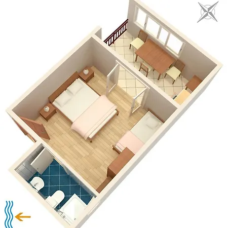 Apartment Studio 6695b Tucepi